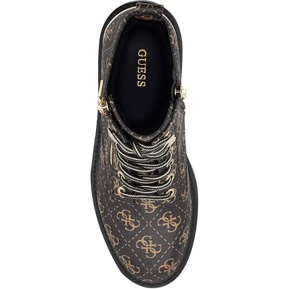 GUESS Women's Ferina Combat Boots - Picture 3 of 6